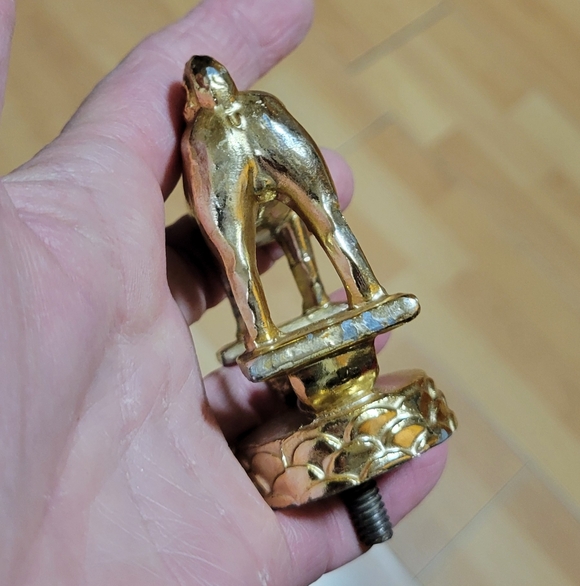 Gold Dog Figurine - Picture 3 of 4